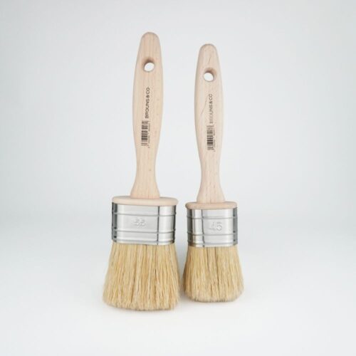 Application Brush Oval Hog's Hair