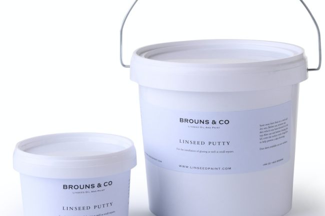 Linseed oil putty / filler - 11 lbs