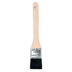 Finishing flat ox ear hair brush