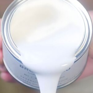 project white paint linseed oil pour