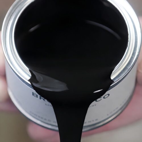 Linseed Oil Paint Blackout paint pour